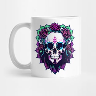 Cyberpunk Flowers Mug